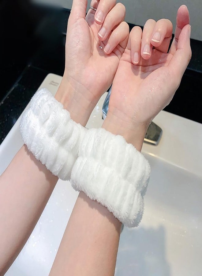ccHuDE 8 Pcs Washing Face Wrist Bands Spa Towel Wristbands Soft Makeup Wrist Band Facial Wash Bands Skincare Cosmetic Wristbands for Women Bathroom Supplies - Image 2